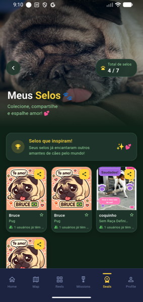 Galeria de selos do GetDog